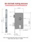 Mobile Preview: Einsteckschloss Haustürschloss Serie 28 für Profilzylinder DIN (65mm x 92m ) R/L