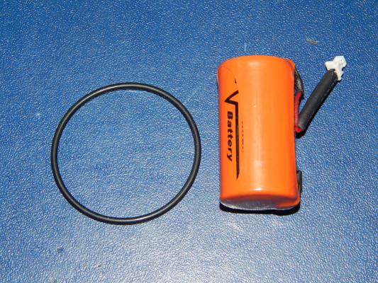 Ersatzbatterie für ISEO Libra Schließzylinder mit Dichtungsring