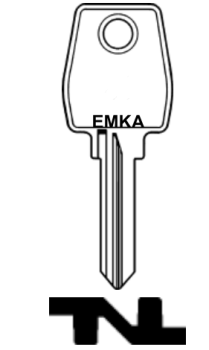 Ersatzschlüssel für EMKA-Henriville Zylinderschlösser F-57450 (EU1R/FRT4R)