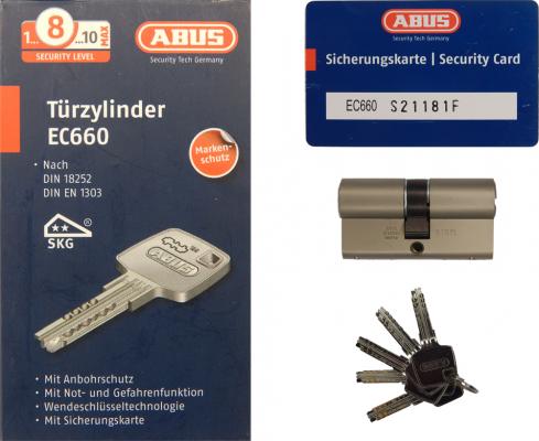ABUS Türzylinder EC660 | 5 Schlüssel