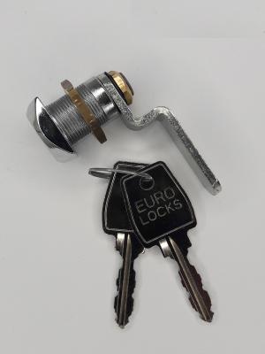 Hebelzylinder EUROLOCKS X42 mit Mutter, 2 Schlüssel