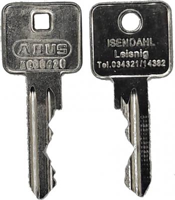 Ersatzschluessel ABUS Zylinderschluessel Serie A93 AC00001-AC30000