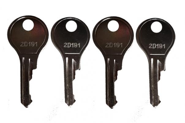 Zylinder Hebelschloss DOM STR 4 Schlüssel