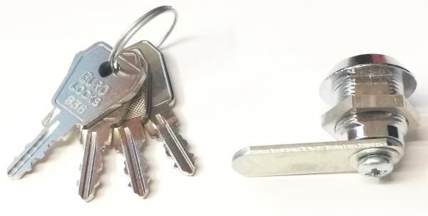 Hebelschloss HS 310 für Universelle Verwendung mit Mutter 2/4 Schlüssel